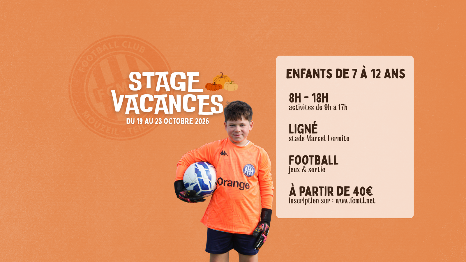 STAGE VACANCES
