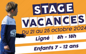 STAGE VACANCES OCTOBRE