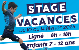 STAGE VACANCES FÉVRIER