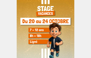 STAGE VACANCES > OCTOBRE
