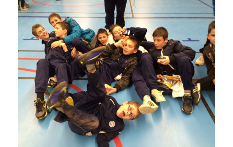 [U12-U13]&gt; le podium au tournoi d'ANCENIS !